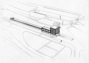 Blueprint of the building A design